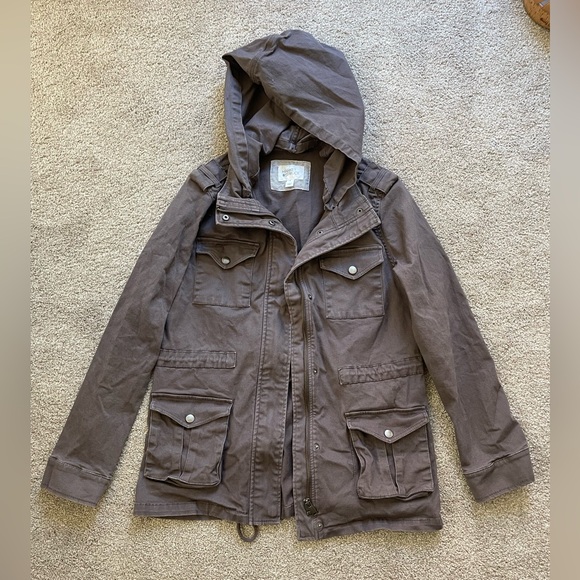 Time and true cargo jacket.  Size medium - Picture 1 of 3